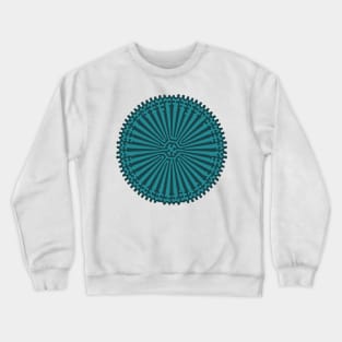 Reaction Diffusion Ornament (Green) Crewneck Sweatshirt